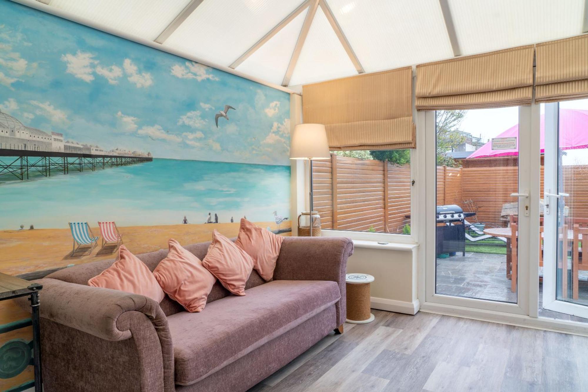 Sunny Queens Park Home - Garden & Private Parking Brighton Eksteriør bilde